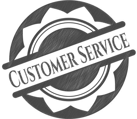 Customer Service pencil effect