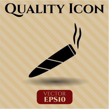 Joint (cigarette) icon vector illustration