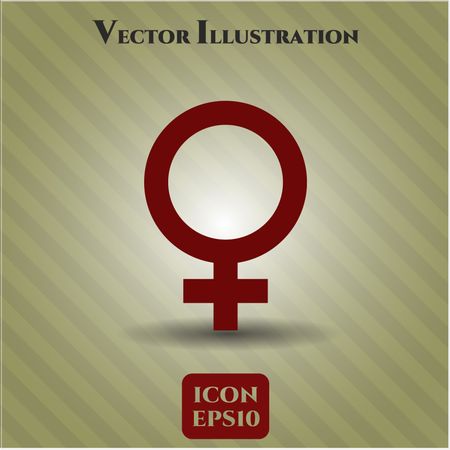 Female vector symbol