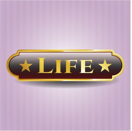 Life golden emblem