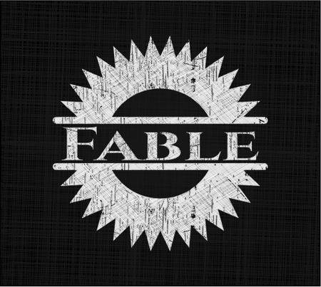 Fable chalkboard emblem