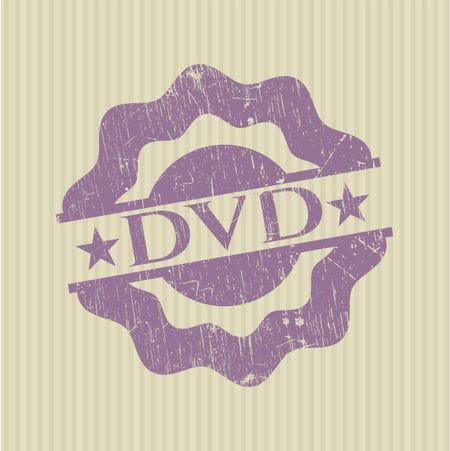 DVD grunge seal