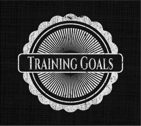 Training Goals written on a chalkboard