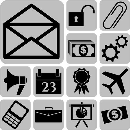13 icon set. business Icons. Quality Icons.