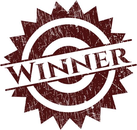 Winner rubber grunge texture seal