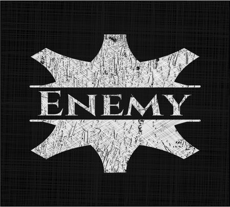 Enemy chalkboard emblem