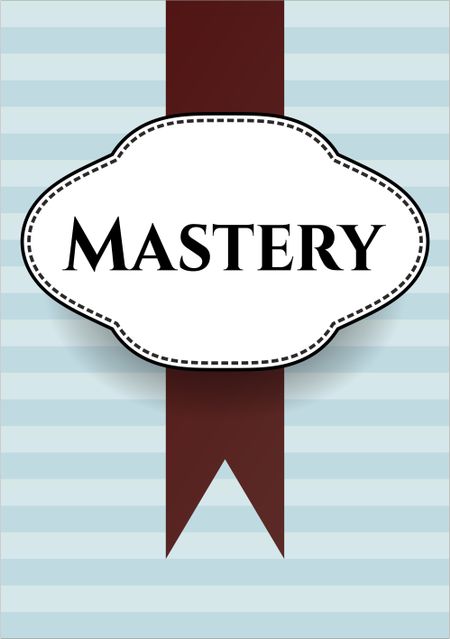 Mastery colorful card, banner or poster with nice design