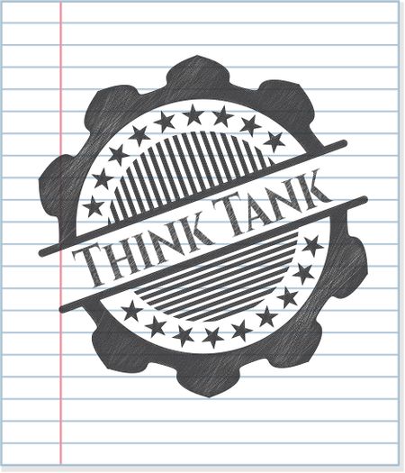 Think Tank with pencil strokes
