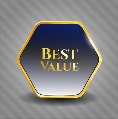 Best Value golden emblem or badge