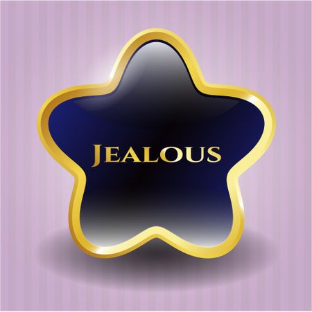 Jealous golden emblem