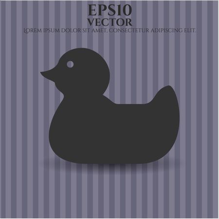 Rubber Duck icon vector illustration