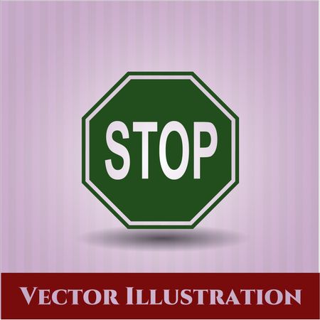 Stop vector symbol