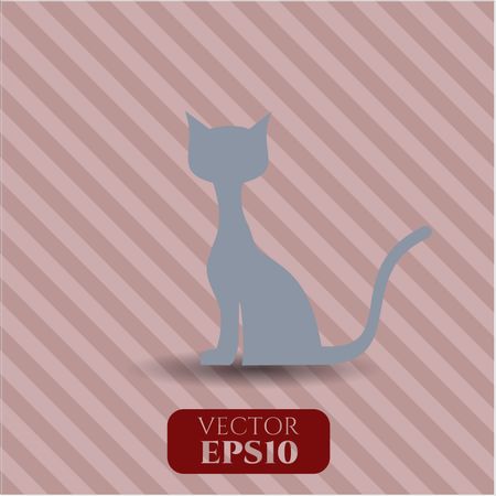 Cat vector icon