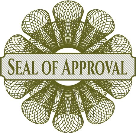Seal of Approval abstract rosette