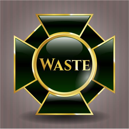 Waste shiny badge