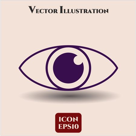 Eye vector symbol