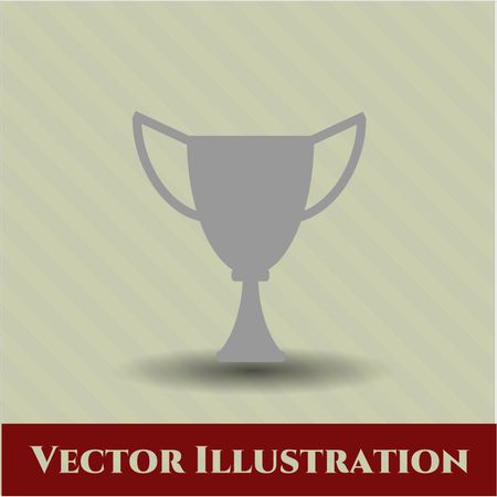 Trophy vector symbol