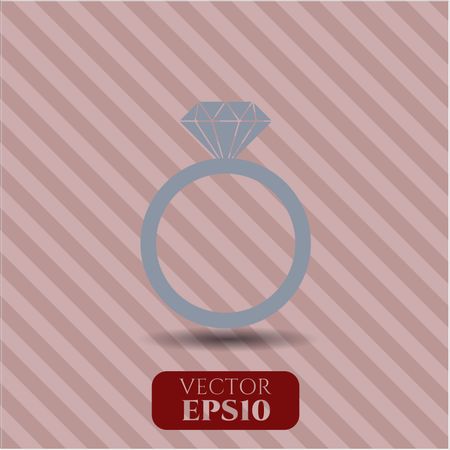 Diamond Ring vector symbol