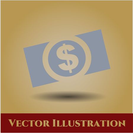 Money (dollar bill) vector icon