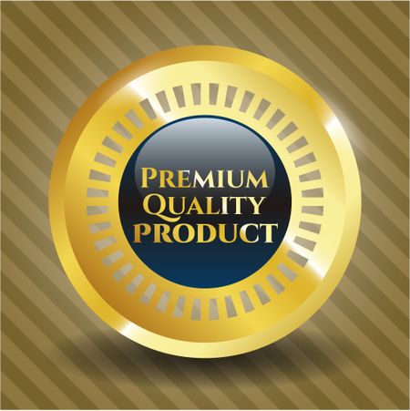 Premium Quality Product gold shiny emblem