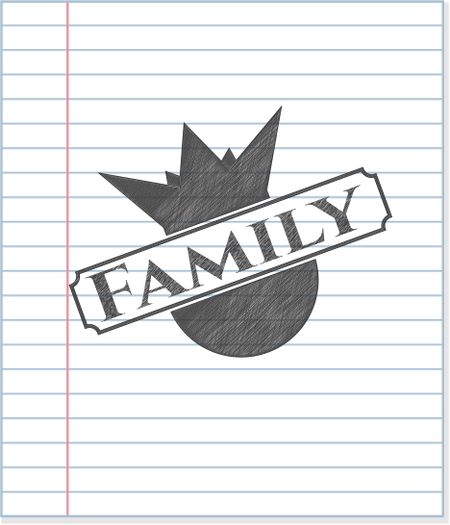 family-penciled-390771130 Family penciled