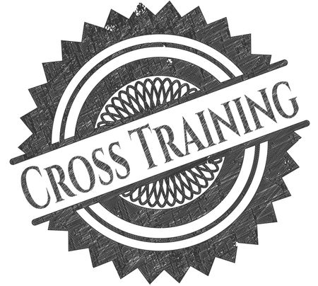 Cross Training draw with pencil effect