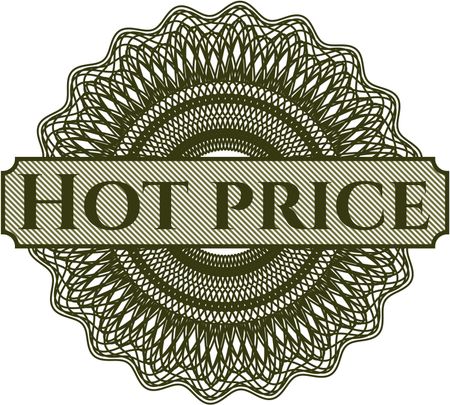 Hot Price rosette (money style emplem)