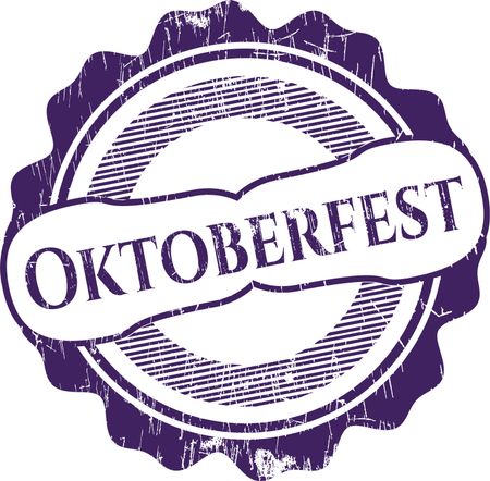Oktoberfest grunge style stamp