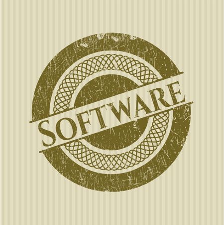 Software rubber grunge seal