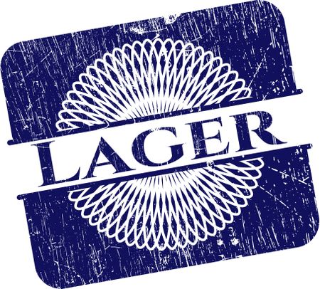 Lager rubber grunge texture stamp