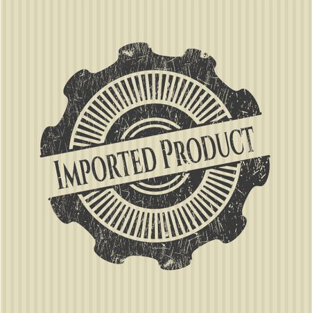 Imported Product grunge seal