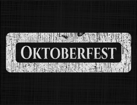 Oktoberfest on blackboard
