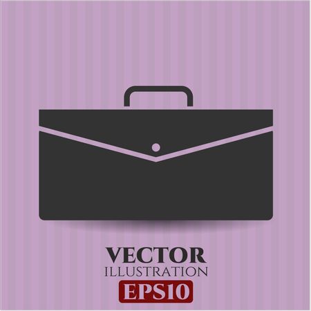 Business Briefcase vector icon or symbol