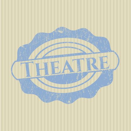 Theatre rubber grunge texture seal