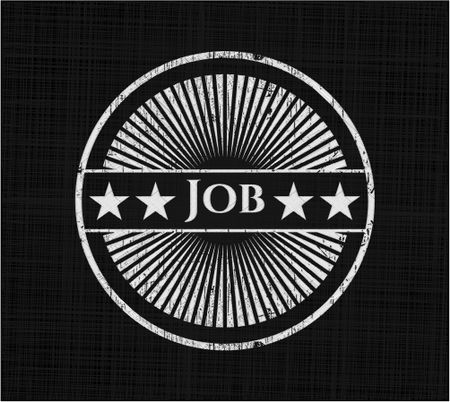 Job chalkboard emblem