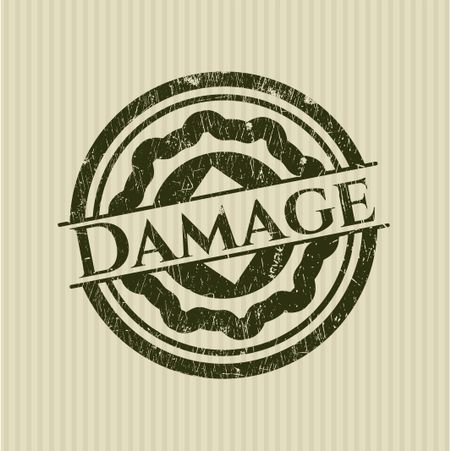 Damage grunge stamp