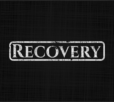 Recovery written on a blackboard