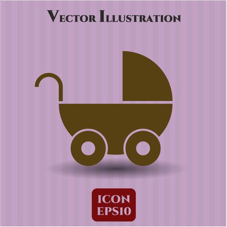 Baby Cart icon vector illustration