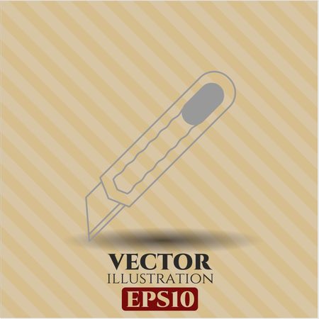 Cutter icon vector illustration