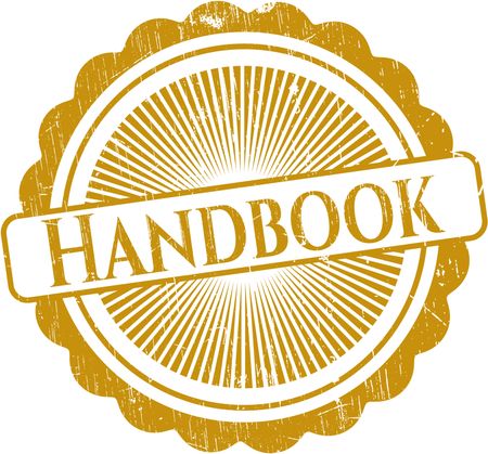 Handbook rubber texture