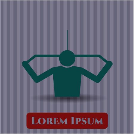 Lat Pull Down (Exercise) vector icon