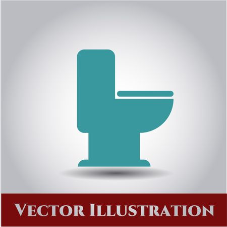 WC Toilet icon vector illustration