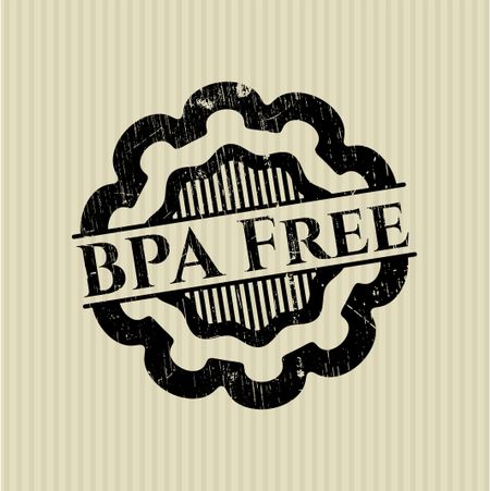 BPA Free rubber stamp with grunge texture