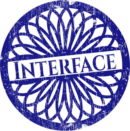 Interface grunge style stamp