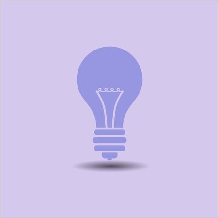 Light bulb icon or symbol