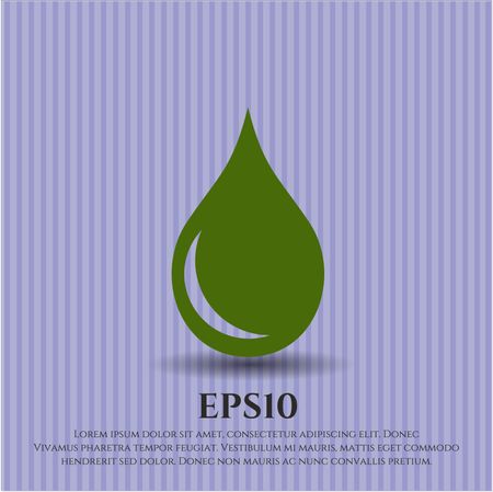 Drop icon vector illustration