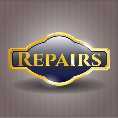 Repairs golden badge or emblem