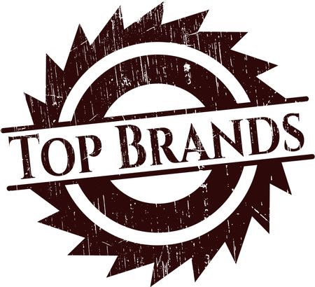 Top Brands rubber stamp