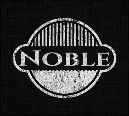 Noble chalkboard emblem