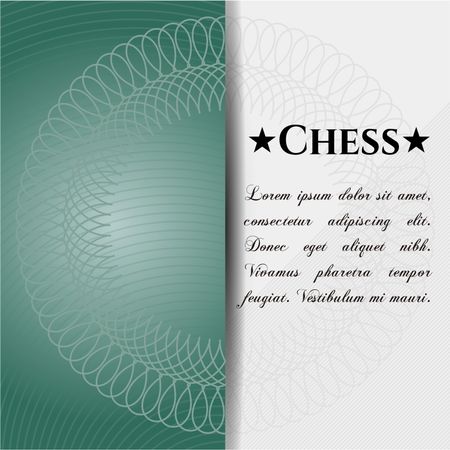 Chess poster or banner